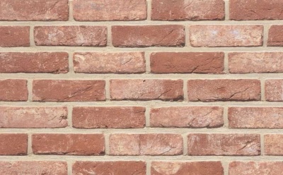 Кирпич облицовочный ручной формовки Terca Arlington Red (65mm Arlington Red FULL BRICK), 215*102*65 мм