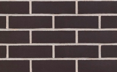 Фасадная плитка ручной формовки Feldhaus Klinker R700 Classic anthracit liso, 365*52*14 мм