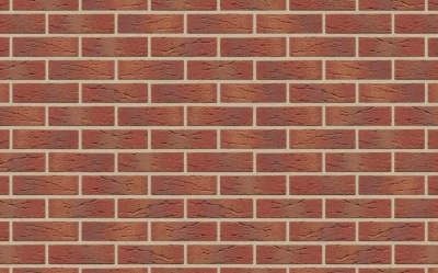 Клинкерная фасадная плитка Feldhaus Klinker R332 Classic carmesi multi mana, 240*52*9 мм