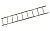 Секция лестницы Borge оцинкованная, 3 м