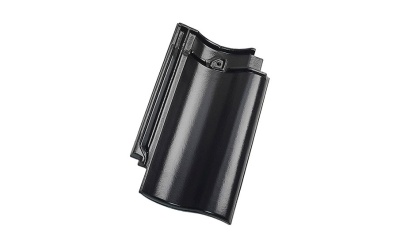 Керамическая черепица рядовая Koramic Cavus 14 (E88) Noble Black