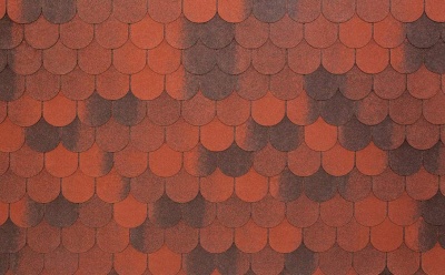 Гибкая черепица TEGOLA NOBIL TILE Верона красный с отливом