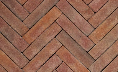 Клинкерная тротуарная брусчатка ручной формовки Penter Ravenna rood-bruin gereduceerd, 200х50х85 мм