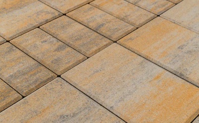 Плитка тротуарная BRAER Мозайка Color Mix 25 "Песчаник" 100/200/300*60 мм