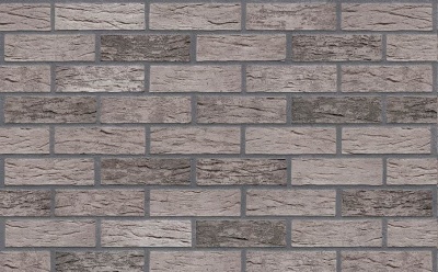 Клинкерная фасадная плитка KING KLINKER Old Castle Aztec ghost (HF45) под старину NF14, 240*71*14 мм