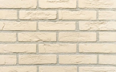 Кирпич облицовочный ручной формовки Terca Wit (50mm VILLAGE WIT WF), 210*100*50 мм