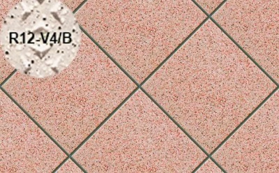 Плитка напольная для промышленных помещений Stroeher Secuton ТS20 rose (R12-V4/B), 196*196*10 мм