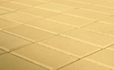 Плитка тротуарная BRAER Прямоугольник песочный, 200*100*40 мм