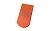 Керамическая черепица рядовая Koramic Biber Brick-red noble engobe