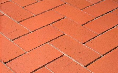 Тротуарная клинкерная брусчатка Penter Red гладкая, 200х100х52 мм