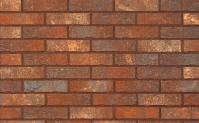 Клинкерная фасадная плитка KING KLINKER Old Castle Bastille wall (HF16) под старину NF10, 240*71*10 мм