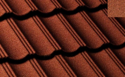Композитная черепица Gerard Heritage II Rosso, 1250*367 мм