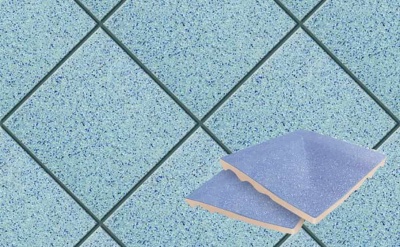 Плитка для стока для промышленных помещений Stroeher Secuton ТS40 blau, 196*196*10-20 мм