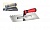 Кельма Maurerfreund Smoothing Trowel с зубцами 10*10, кожаная ручка, 280*130*0,7 мм