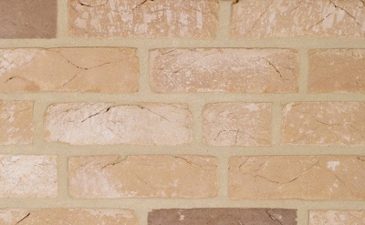 Лицевой кирпич ручной формовки Terca Stafford Buff (65mm Stanford Buff FULL BRICK), 215*102*65 мм
