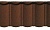Композитная черепица рядовая Decra Classic Терракотта