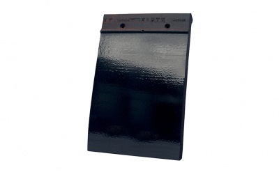 Керамическая черепица рядовая Koramic 301 Plain Tile Smooth Black Glazed