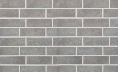 Клинкерная фасадная плитка Stroher Keravette Shine 840 grigio рельефная NF8, 240*71*8 мм