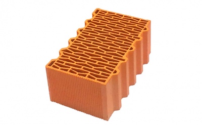 Блок керамический поризованный Porotherm 38 Thermo М75 10,67 NF