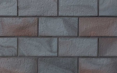 Тротуарная клинкерная плитка Stroeher 336 metallic black, 240*115*18 мм