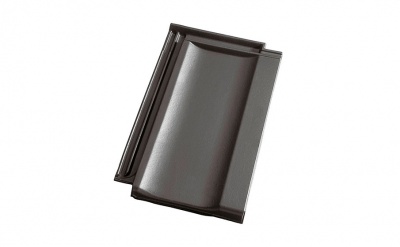 Керамическая черепица рядовая Koramic Cosmo 12 (E81) Old Black Engobe