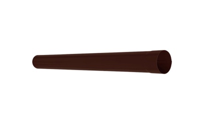 Труба водосточная AQUASYSTEM PURAL MATT коричневый RAL 8017, D 100 мм, L 1 м