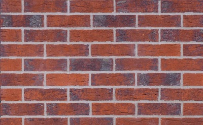 Клинкерная фасадная плитка KING KLINKER Old Castle Red hot (HF33) под старину NF10, 240*71*10 мм