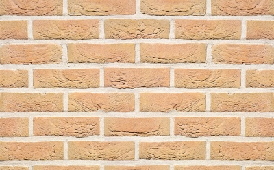 Кирпич облицовочный ручной формовки TERCA BRUGSE STROBLOEM (65mm Andante Golden Buff), 215*102*65 мм
