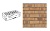Кирпич клинкерный пустотелый Muhr 06K Hellbraun-bunt Kohle рустик, 290*90*52 мм