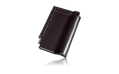 Керамическая черепица рядовая Koramic Alegra 9 Anthracite Engobe