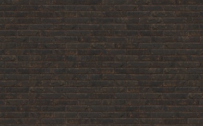 Кирпич ручной формовки Nelissen Zwart Mangaan, 190*90*65 мм