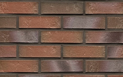 Клинкерная фасадная плитка Feldhaus Klinker R721 Accudo carmesi maritim, 240*52*14 мм