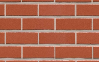Фасадная плитка ручной формовки Feldhaus Klinker R400 Classic carmesi liso, 290*52*14 мм