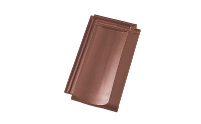 Керамическая черепица рядовая Koramic JPV2 Dark Brown Engobe