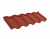 Композитная черепица LUXARD Roman бордо, 1330*430 мм