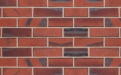 Кирпич клинкерный пустотелый ABC 8105 Emden rot-bunt-kohlebrand с песком, 240*90*71 мм