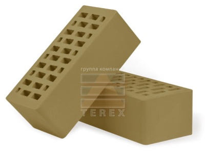 Керамический облицовочный кирпич Terex какао гладкий 1, НФ 250*120*88 мм