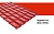 Металлочерепица Grand Line Classic Quarzit Lite RAL 8004 терракотта